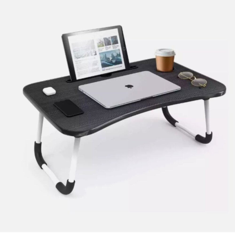 Foldable Laptop Table, Portable Lap‎ Desk Bed Table Tray